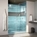 DreamLine Unidoor Lux 51 in. W x 72 in. H Fully Frameless Hinged Shower Door with L-Bar in Brushed Nickel - SHDR-23517200-04 - B07H6SMMKL